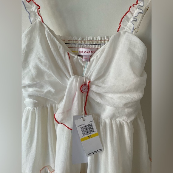 Red Carter White Dress. Never worn with tags - Picture 3 of 4